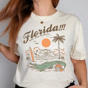 Florida Bury Your Regrets T-Shirt, Summer Vacation T-Shirt, Girls Trip T-Shirt